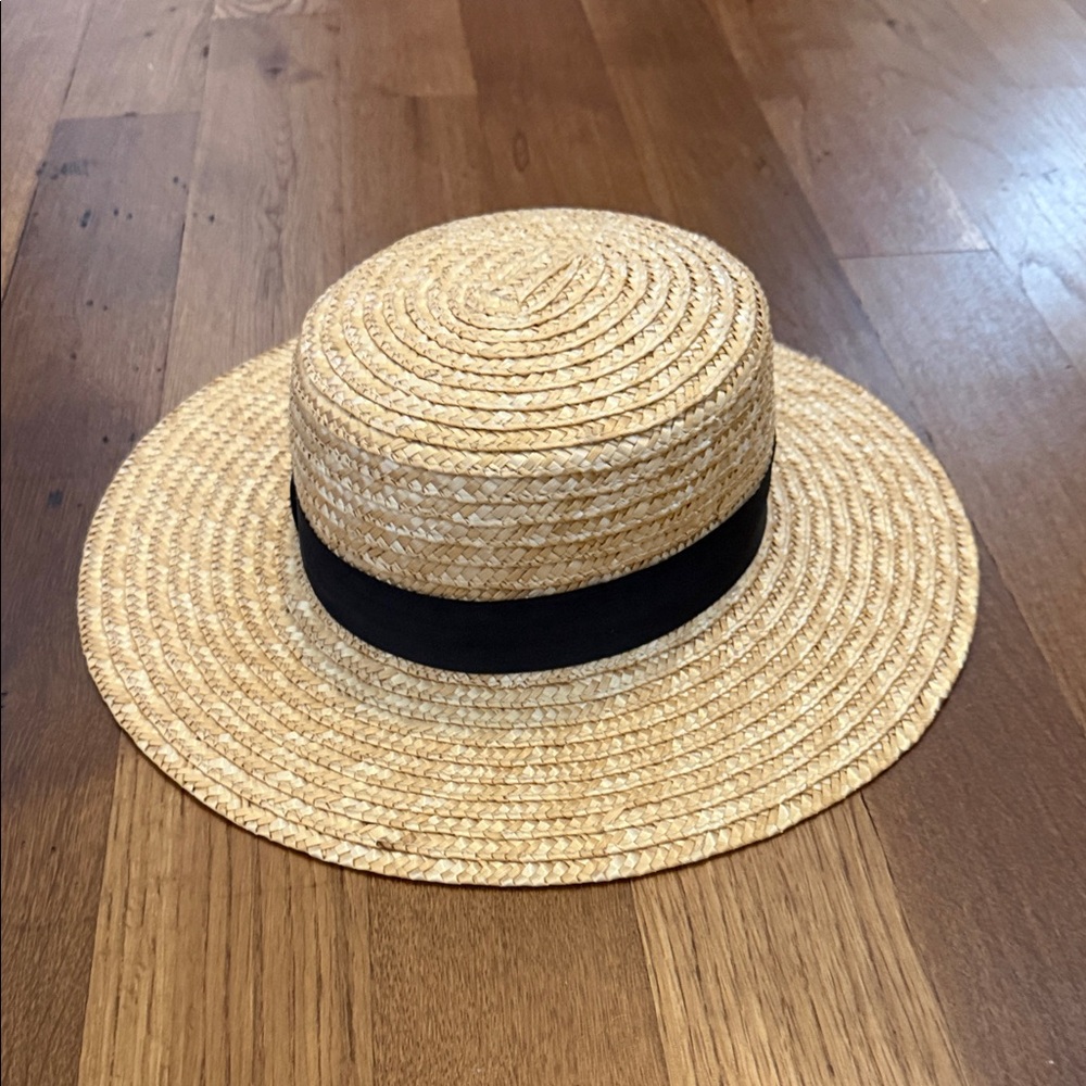 Lack Of Color Natural Straw Hat
